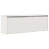 vidaXL Wall Cabinet White 100x30x35 cm Solid Wood Pine
