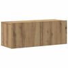 vidaXL Wall Mounted TV cabinets 4 pcs Artisan Oak Engineered Wood