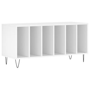 vidaXL Record Cabinet White 100x38x48 cm Engineered Wood