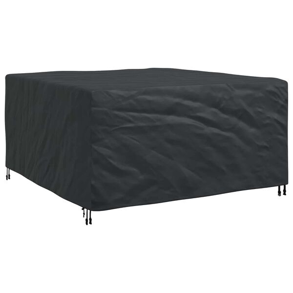 vidaXL Furniture Cover Plain Black 180 x 190 x 85 cm 210D