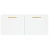 vidaXL Wall Cabinet White 80x36.5x35 cm Engineered Wood