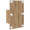 vidaXL Bedside Cabinet with Drawer 2 pcs Artisan Oak 50 x 32.5 x 80cm