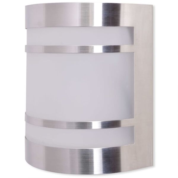 vidaXL Outdoor Wall Light Stainless Steel