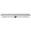 vidaXL Linear Shower Drain Bubble 930x140 mm Stainless Steel