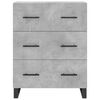 vidaXL Sideboard Concrete Grey 69.5x34x90 cm Engineered Wood