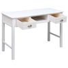 vidaXL Writing Desk White 110x45x76 cm Wood