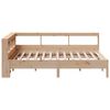 vidaXL Bookcase Bed without Mattress 120x200 cm Solid Wood Pine