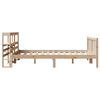 vidaXL Bed Frame without Mattress 120x190 cm Small Double Solid Wood Pine