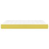 vidaXL Pocket Spring Bed Mattress Green 140x190x20 cm Fabric