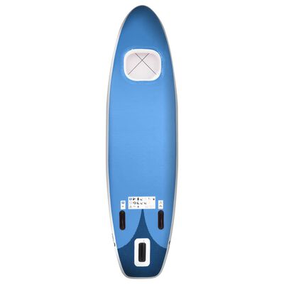 vidaXL Inflatable Stand Up Paddle Board Set Sea Blue 300x76x10 cm
