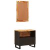 vidaXL Bathroom Sets with Storage with Door Natural Solid Mango Wood