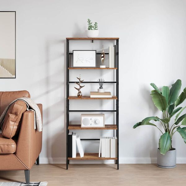 vidaXL Bookshelf Old Wood 60 x 29.5 x 149 cm Engineered Wood