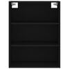 vidaXL Highboard Black 69.5x32.5x180 cm Engineered Wood