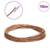 vidaXL Leather Cord Brown &Oslash;1 mm x 10 m Leather