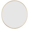 vidaXL Wall Mirror Gold Ø 50 cm Round