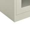 vidaXL Office Cabinet Light Grey 90x40x70 cm Steel