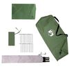 vidaXL Camping Tent Tipi 5-Person Green Waterproof