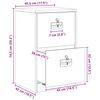 vidaXL File Cabinet Pink 45.5 x 42 x 74.5 cm Cold-Rolled Steel