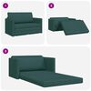 vidaXL Sofa Bed Dark Green 124 x 71 x 78 cm Velvet