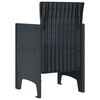vidaXL Garden Chair 4 pcs Anthracite 53 x 49 x 85 cm PP