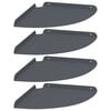 vidaXL Corner Floating Shelf 4 pcs Anthracite 30 x 30 x 2 cm