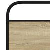 vidaXL Bed Frame Without Mattress 100x190 cm Sonoma Oak Engineered Wood