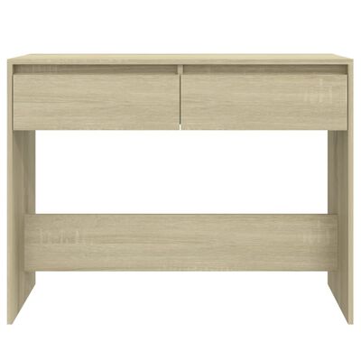 vidaXL Console Table Sonoma Oak 100x35x76.5 cm Engineered Wood