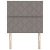vidaXL Headboard with Headboard Taupe 100 cm Faux Leather