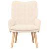 vidaXL Armchair Cream 63 x 67 x 94 cm Sherpa Fabric
