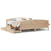 vidaXL Bed Frame without Mattress 160x200 cm Solid Wood Pine