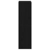 vidaXL TV Cabinet Set Wall-mounted 4 pcs Black Oak 130.5 x 30 x 140 cm