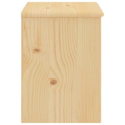 vidaXL Bedside Cabinet Light Wood 35x30x40 cm Solid Pinewood