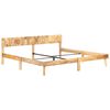 vidaXL Bed Frame without Mattress Solid Mango Wood 200x200cm
