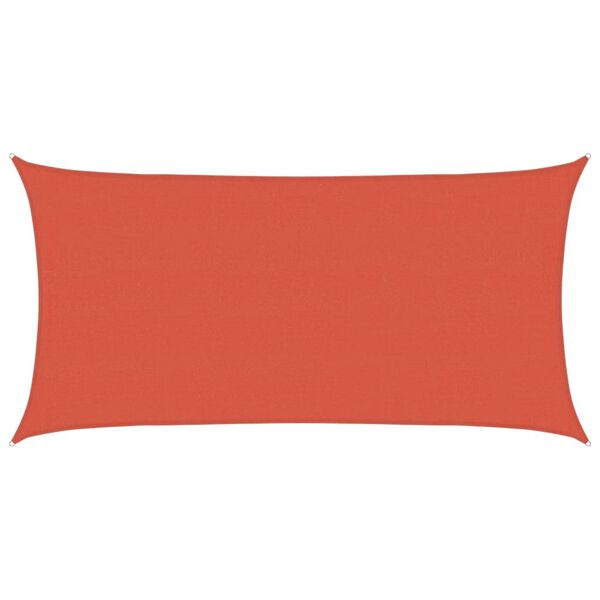 vidaXL Sunshade Sail 160 g/m² Terracotta 4x7 m HDPE