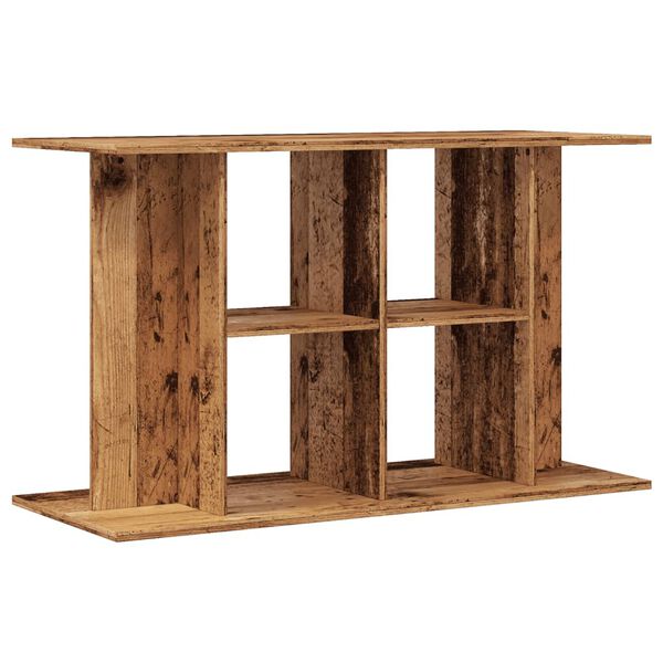 vidaXL Aquarium Stand Old Wood 100x40x60 cm Engineered Wood