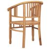vidaXL Garden Chairs 2 pcs Brown 63 x 58 x 89 cm Solid teak wood