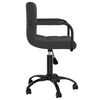 vidaXL Swivel Office Chair Black Velvet