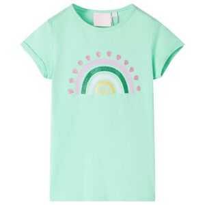 vidaXL Kids' T-shirt Bright Green 92