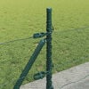vidaXL Fence Post Green 25 x 0.5 m (13 mm mesh) Steel