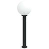 vidaXL Bollard Light with Sensor 80 cm Black IP44