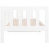 vidaXL Day Bed without Mattress White 80x200cm Solid Wood Pine