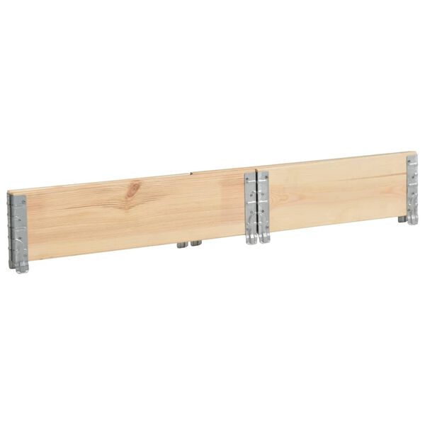 vidaXL Pallet Collar 60x80 cm Solid Pine Wood