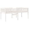 vidaXL Children's Bed without Mattress White 90x190 cm Solid Wood Pine