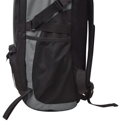 vidaXL Hiking Backpack 40 L Black and Grey