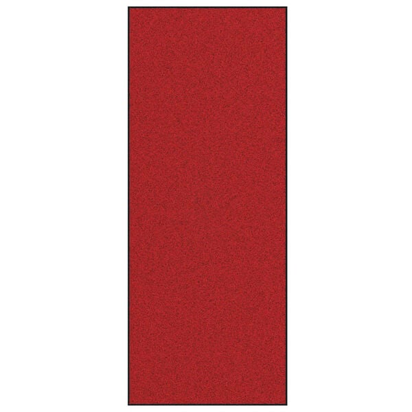vidaXL Doormat Other Red and Black 120 x 300 cm Polyamide and PVC
