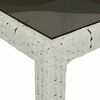 vidaXL Garden Dining Table White 190 x 90 x 75 cm Poly rattan