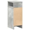 vidaXL Bedside Cabinet with Drawer Concrete Grey 25x31x66 cm