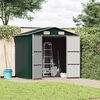 vidaXL Garden Shed Green 205x129x183 cm Galvanised Steel