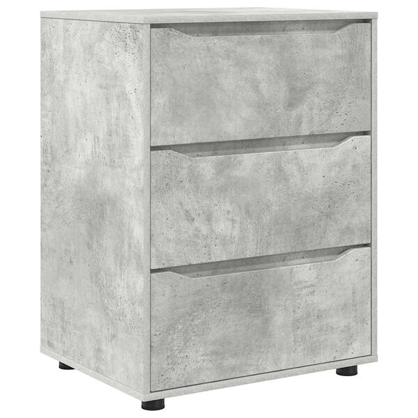 vidaXL Storage Cabinet Concrete Grey 60 x 48 x 81 cm Engineered Wood