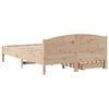 vidaXL Bed Frame without Mattress 120x200 cm Solid Wood Pine